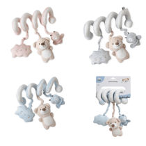 Espiral con sonajero infantil Mod.Osito de INTERBABY