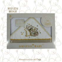 Capa de baño Dmateo Baby 254 100% algodón