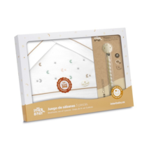Juego sábanas CUNA estampado + Broche 03335 INTERBABY
