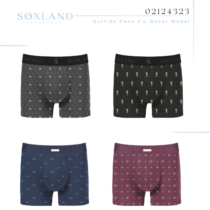 Pack 2 Bóxer hombre estampados 02124323 SOXLAND
