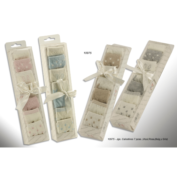 Juego calcetines bebé 7 pares 10975 Gamberritos