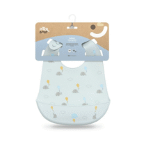 Babero impermeable de silicona estampado Ref.SI023 Interbaby
