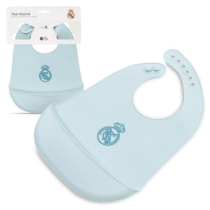 Babero impermeable de silicona REAL MADRID Ref.RMSI002 Interbaby