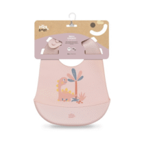 Babero impermeable de silicona estampado Ref.SI020 Interbaby