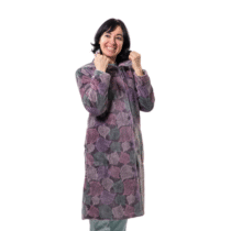 Bata invierno larga para mujer (2XL,3XL,4XL) 25568 KINANIT
