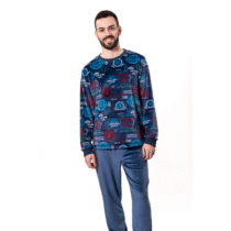 Pijama invierno hombre SPANDEX 25619 KINANIT