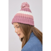 Gorro con detalle pompón 70689 YSABEL MORA