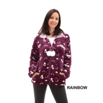 Bata corta mujer invierno coralina RAINBOW Dolz