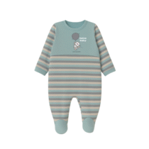 Pelele terciopelo bebé NIÑO manga larga DA25W005 DON ALGODON