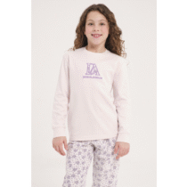 Pijama niña infantil interlock DA25W204 Don Algodón