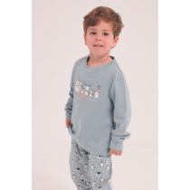 Pijama niño infantil interlock DA25W101 Don Algodón