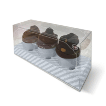 Pack regalo 3 calcetines muffins 22960 YSABEL MORA