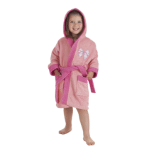 Albornoz niña con capucha 400gr (2-8 años) LAZO Secaneta