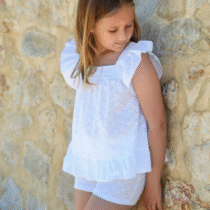 Pijama comunión batista bordado de niña 5971C26 RAPIFE