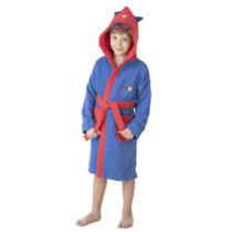 Albornoz niño con capucha 400gr (2-8 años) HERO Secaneta