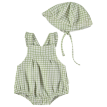 Conjunto 2 piezas niña (peto+gorrito) 160037 BABYBOL