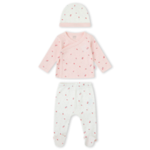 Conjunto 3 piezas recién nacido niña 10016 YATSI