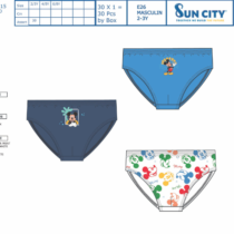 Caja 3 slips MICKEY 80054 SUNCITY