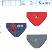 Caja 3 slips SPIDERMAN 80047 SUNCITY