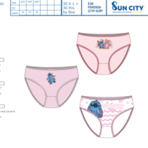 Caja 3 braguitas LILO&STITCH 80072 SUNCITY