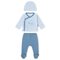 Conjunto 3 piezas recién nacido niño 10005 YATSI