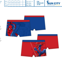 Bóxer baño infantil niño Spiderman 78098 Suncity