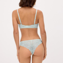 Conjunto de sujetador sin aro con relleno y braga brasileña 10842 Ysabel Mora