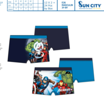Bóxer baño infantil niño Avengers 78099 Suncity