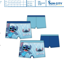 Bóxer baño infantil niño Lilo&Stitch 78103 Suncity