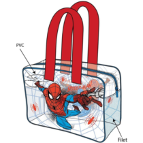 Bolsa transparente SPIDERMAN 1631 New Import
