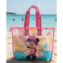 Bolsa playa transparente Minnie Mouse NW1657 New Import