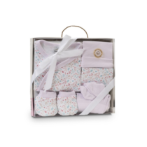 Set primera puesta 5 piezas FLORES SET74 Interbaby