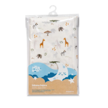 Bajera estampada COCHE 100% algodón 006 SAVANNA Interbaby