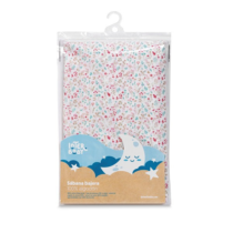 Bajera estampada COCHE 100% algodón 009 PETALOS Interbaby