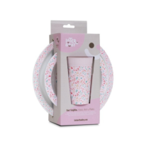 Set vajilla 3 piezas SET63 PETALOS Interbaby