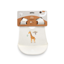 Babero silicona estampado BABE007 SAVANNA Interbaby