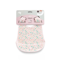 Babero silicona estampado BABE009 PETALOS Interbaby