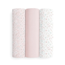 Pack 3 gasas 80x80cm PETALOS 98985 Interbaby