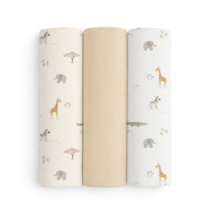 Pack 3 gasas 80x80cm SAVANNA 98984 Interbaby