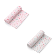 Muselina estampada 1,20x1,20cm PETALOS 98967 Interbaby