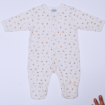 Pelele bebé manga larga interlock 261611 Muslher